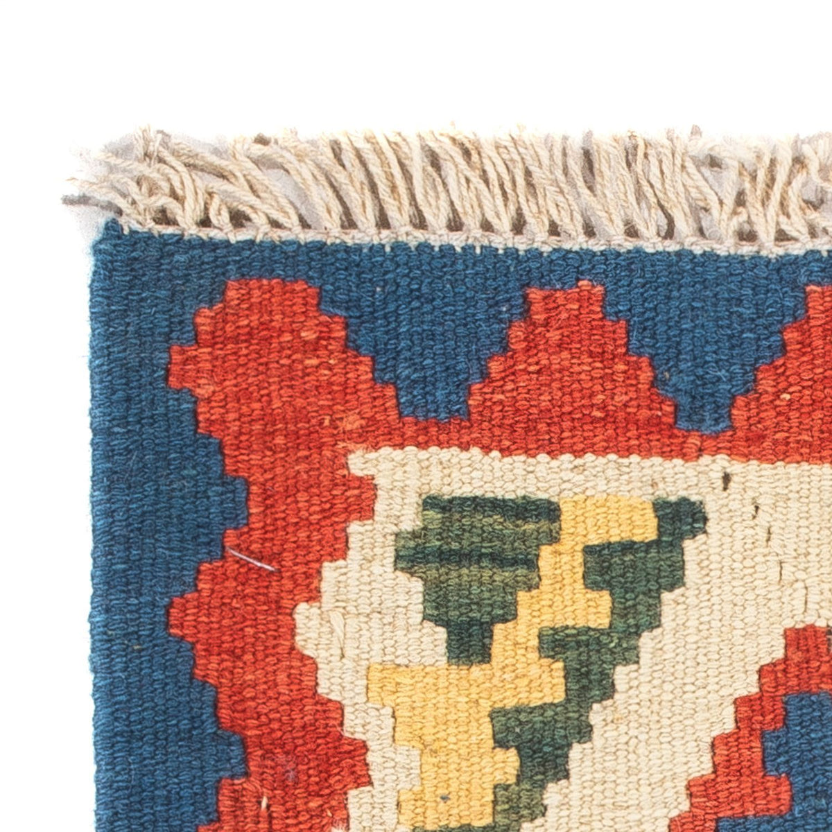 Kelim-tæppe - orientalsk - 60 x 40 cm - flerfarvet