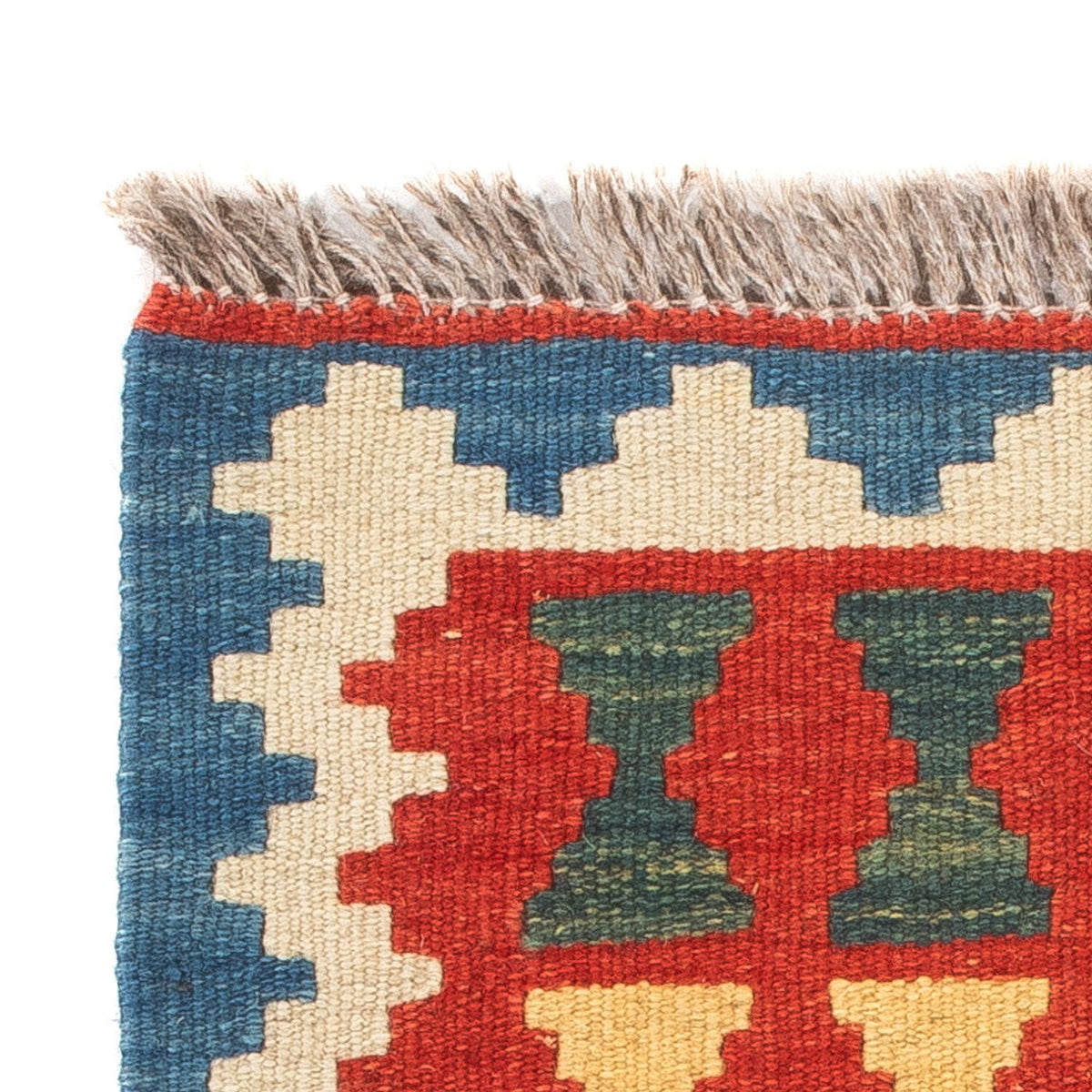 Kelim-tæppe - orientalsk - 60 x 40 cm - flerfarvet