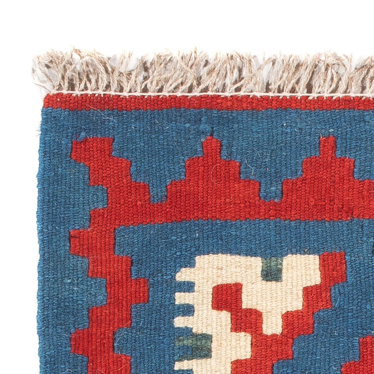 Kelim-tæppe - orientalsk - 60 x 40 cm - flerfarvet