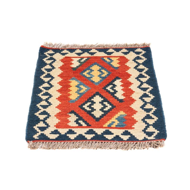 Kelim-tæppe - orientalsk - 60 x 40 cm - flerfarvet