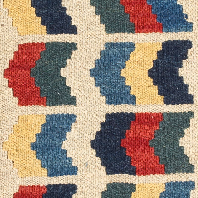 Kelim-tæppe - orientalsk - 60 x 40 cm - flerfarvet