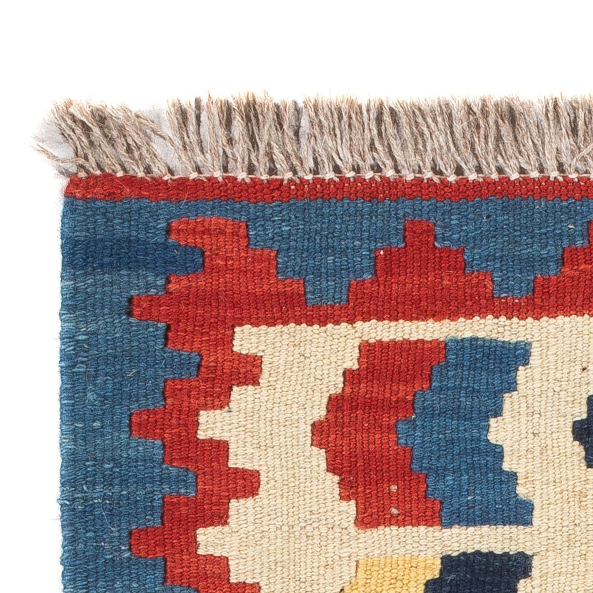 Kelim-tæppe - orientalsk - 60 x 40 cm - flerfarvet