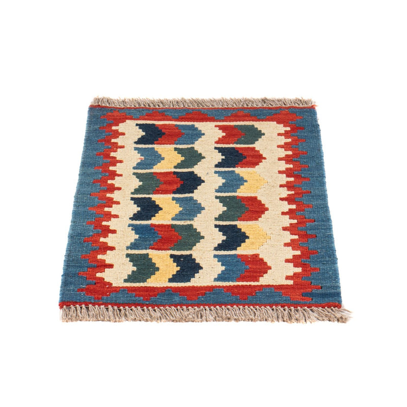 Kelim-tæppe - orientalsk - 60 x 40 cm - flerfarvet