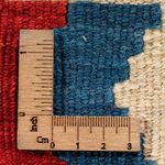 Kelim-tæppe - orientalsk - 60 x 40 cm - flerfarvet