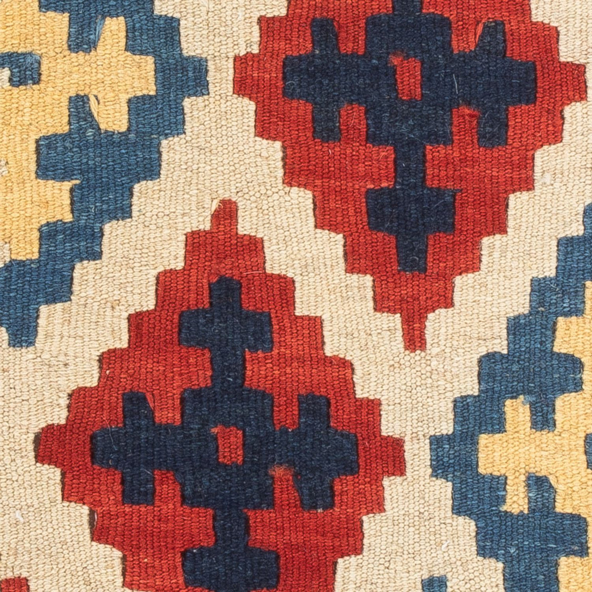 Kelim-tæppe - orientalsk - 60 x 40 cm - flerfarvet