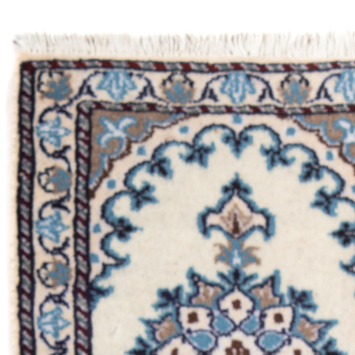 Persisk tæppe - Nain - 60 x 40 cm - creme