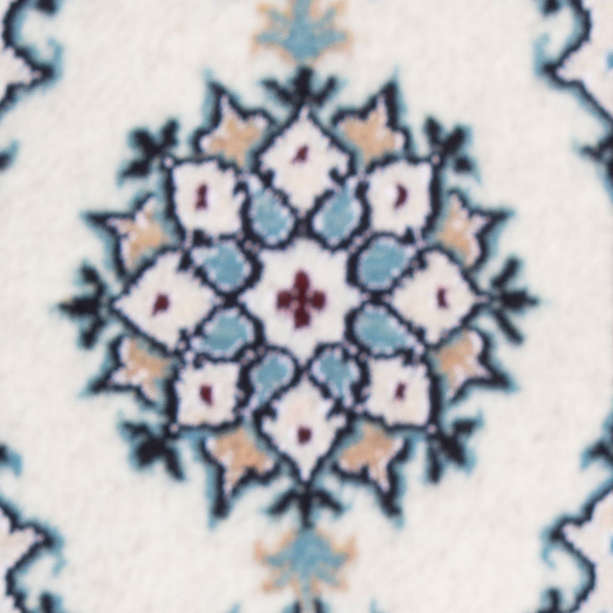 Persisk tæppe - Nain - 60 x 40 cm - creme