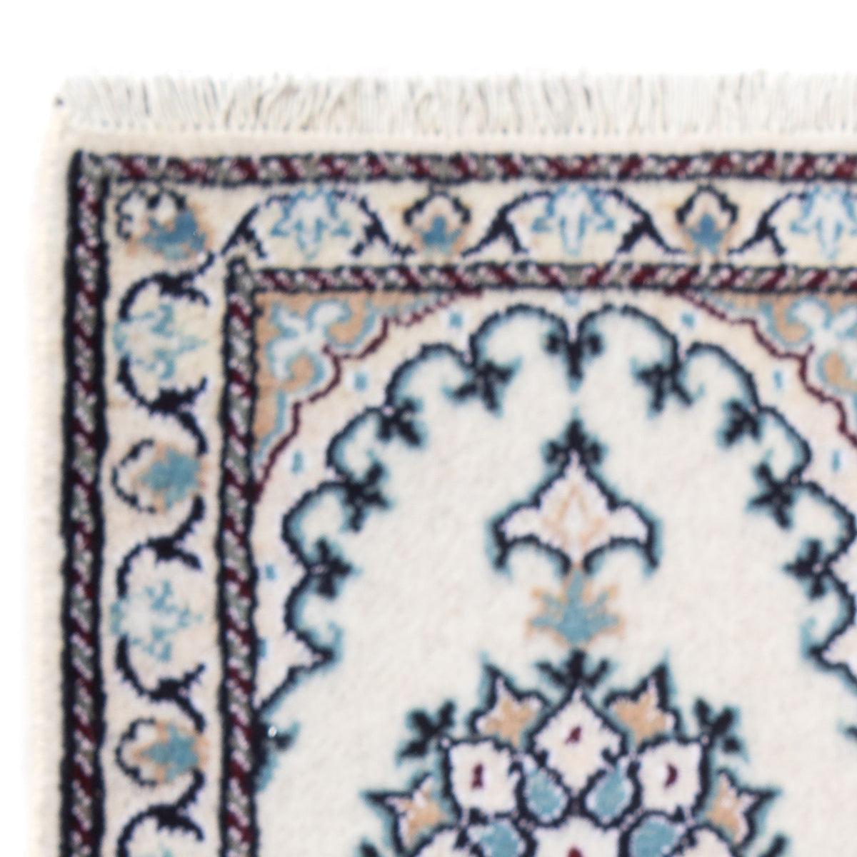 Persisk tæppe - Nain - 60 x 40 cm - creme