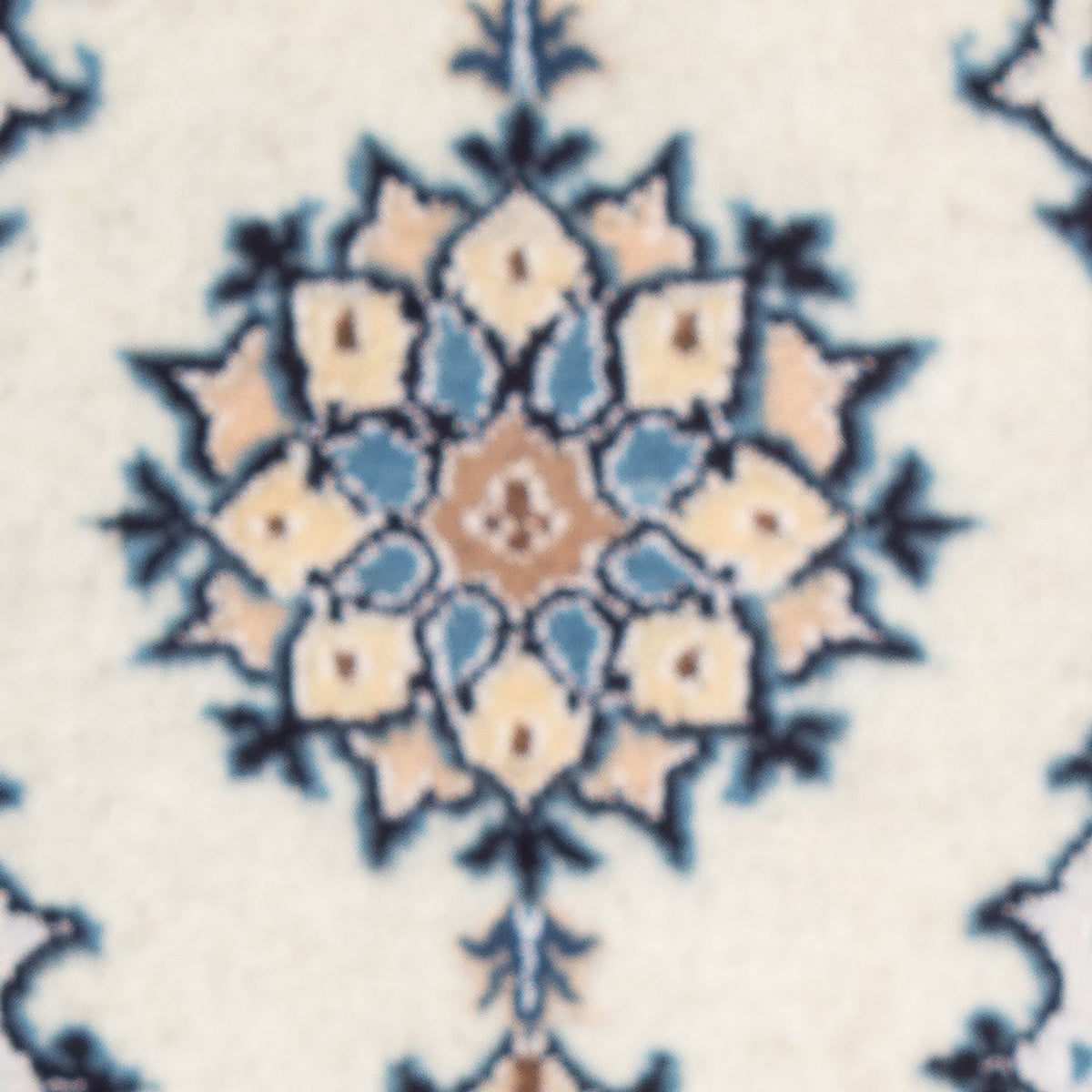 Persisk tæppe - Nain - 60 x 40 cm - creme