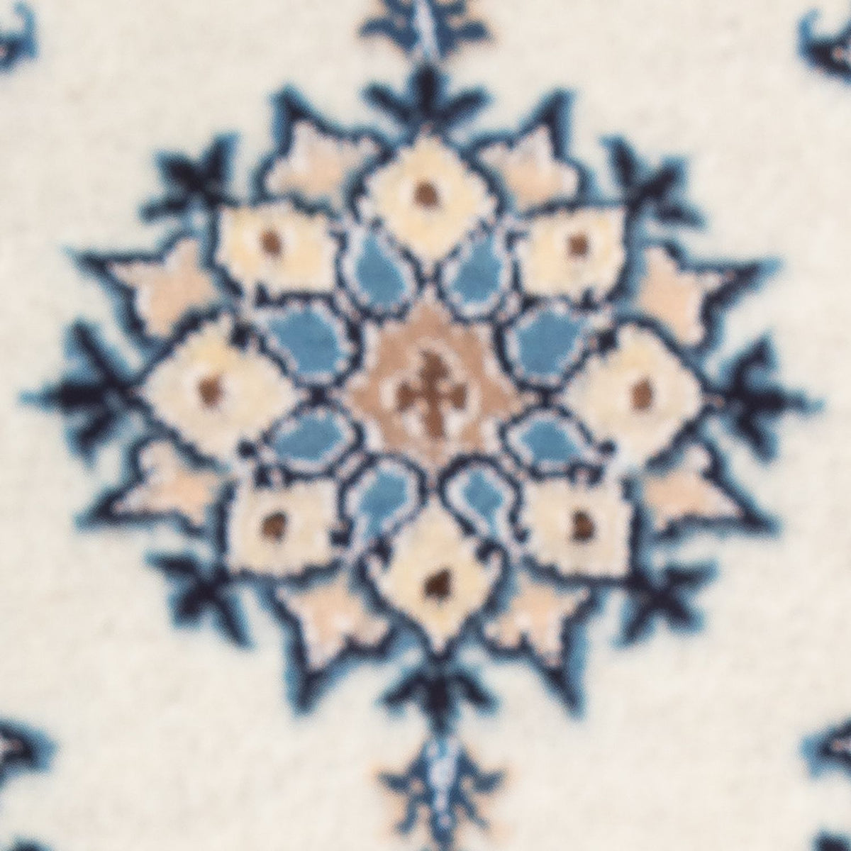 Persisk tæppe - Nain - 60 x 40 cm - creme