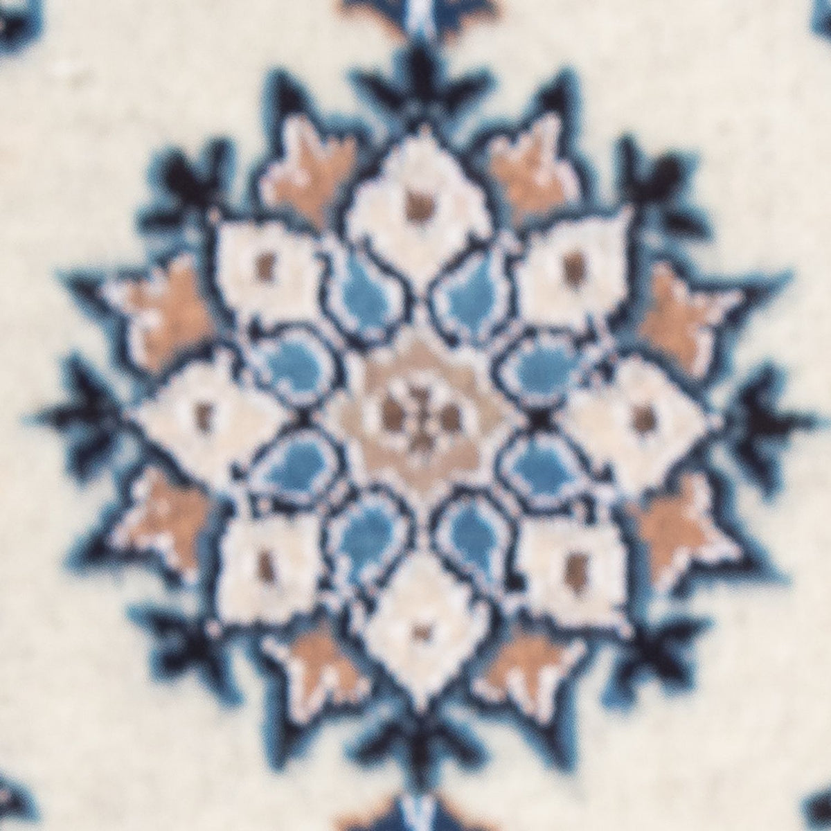 Persisk tæppe - Nain - 60 x 40 cm - creme