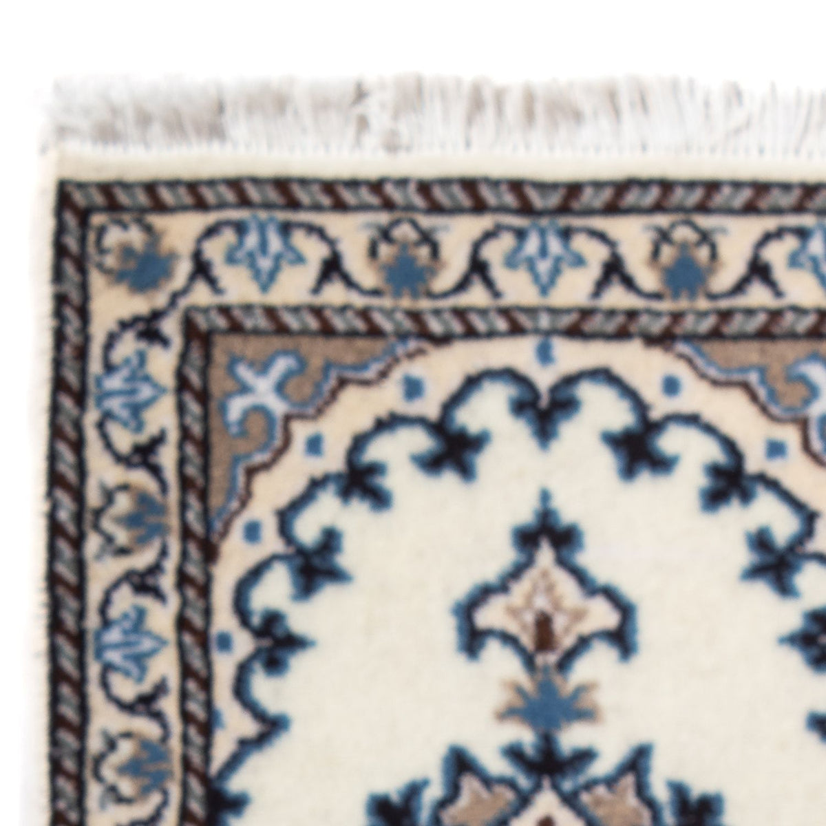 Persisk tæppe - Nain - 60 x 40 cm - creme