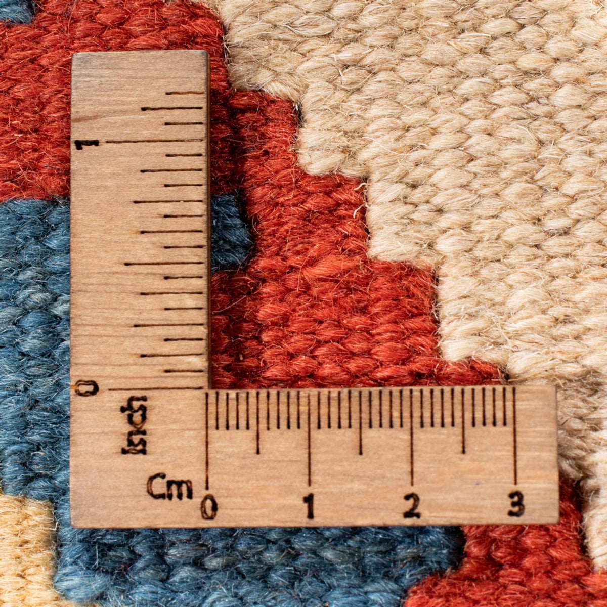 Kelim-tæppe - orientalsk - 95 x 62 cm - flerfarvet