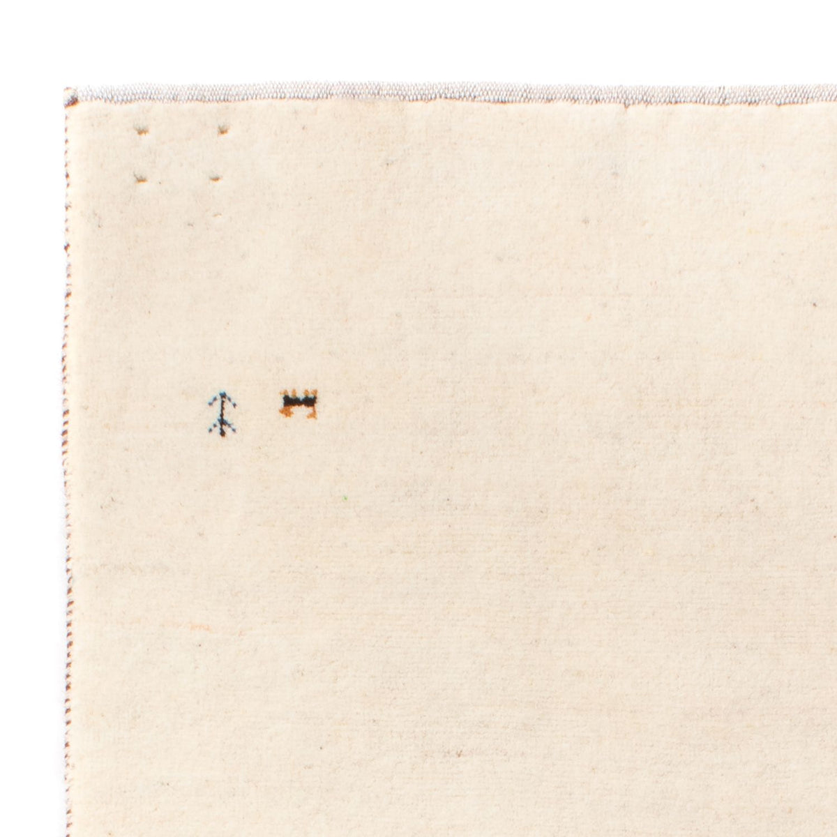 Gabbeh-tæppe - Persisk - 160 x 75 cm - creme