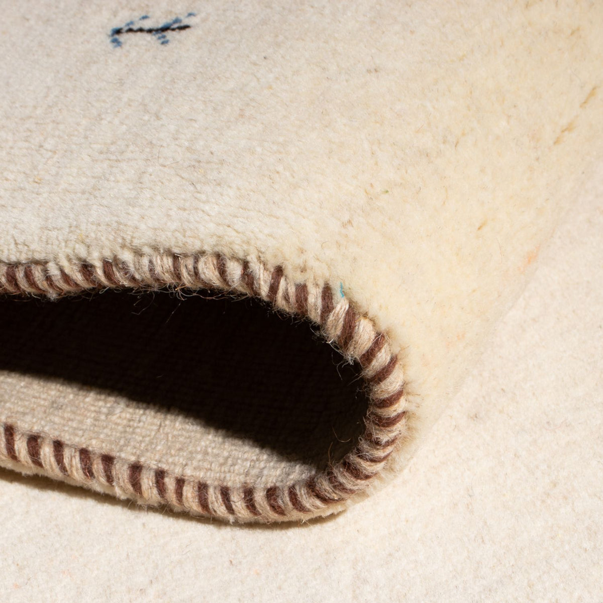 Gabbeh-tæppe - Persisk - 160 x 75 cm - creme