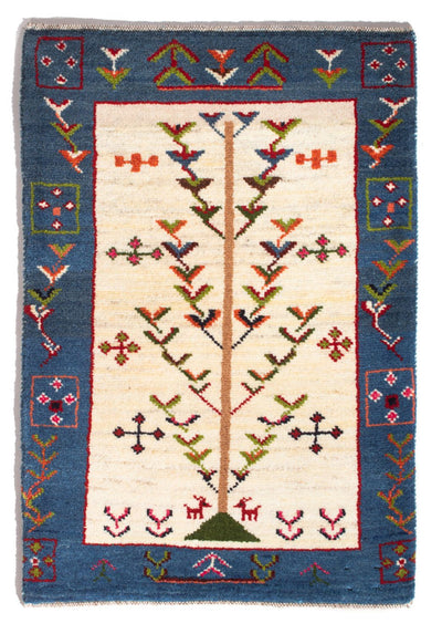 Persisk Gabbeh Tæppe 63x92cm - Perserteppich Wollteppich