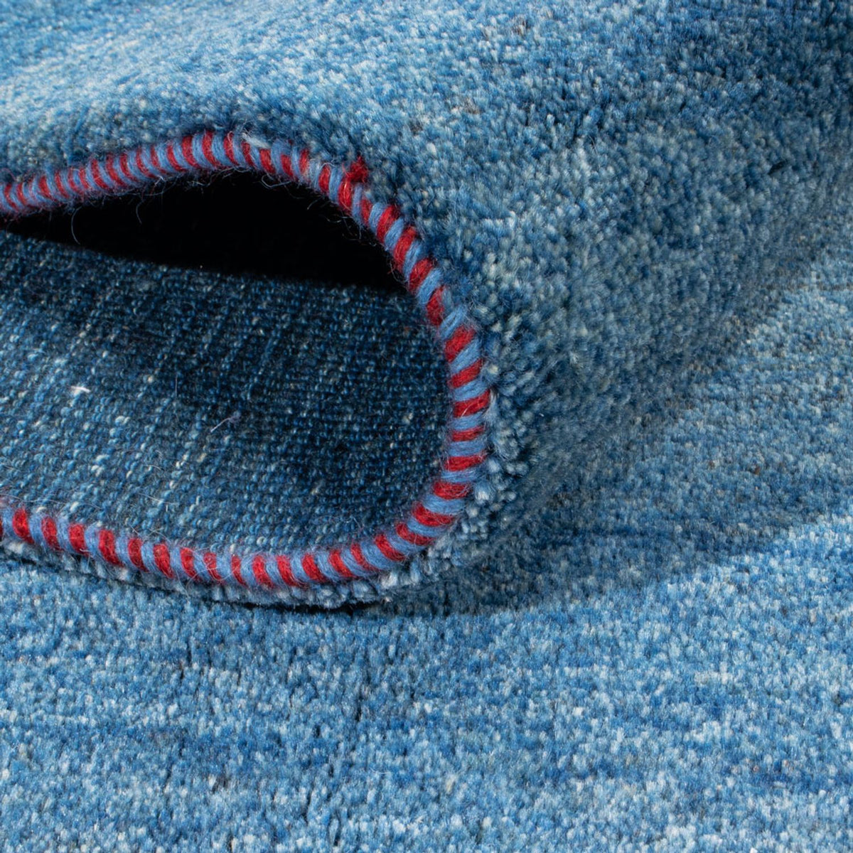 Gabbeh-tæppe - Persisk - 197 x 152 cm - blå