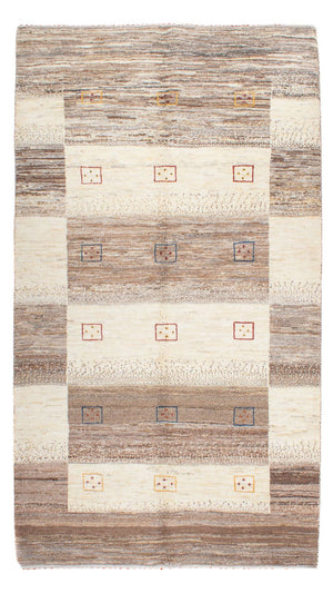 Gabbeh Tæppe - Loribaft Persisk - 192 x 109 cm - natur