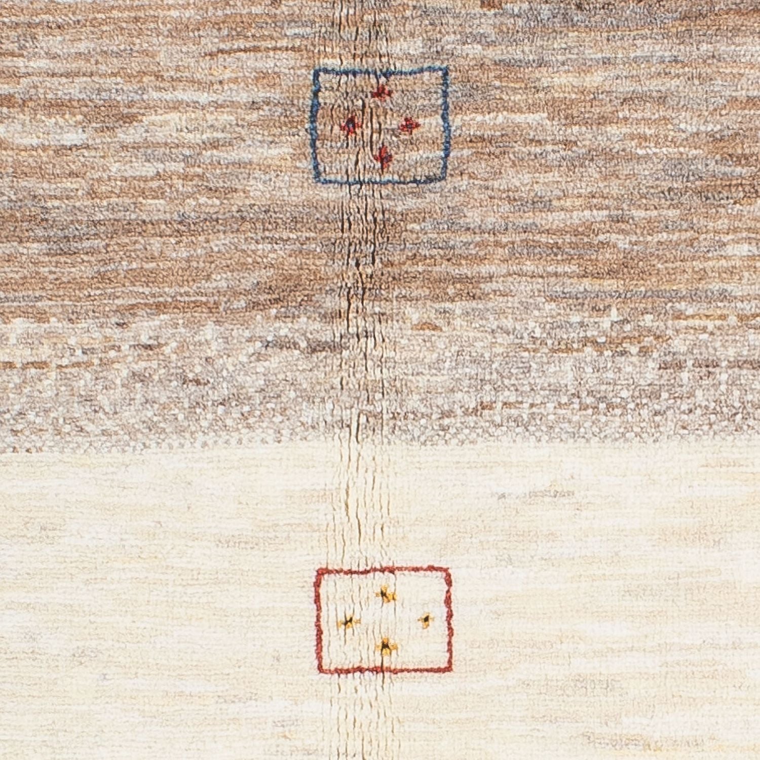 Gabbeh Tæppe - Loribaft Persisk - 192 x 109 cm - natur