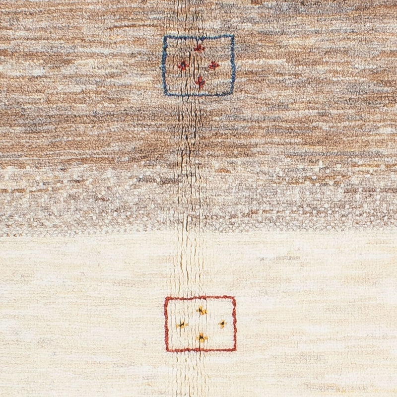 Gabbeh Tæppe - Loribaft Persisk - 192 x 109 cm - natur