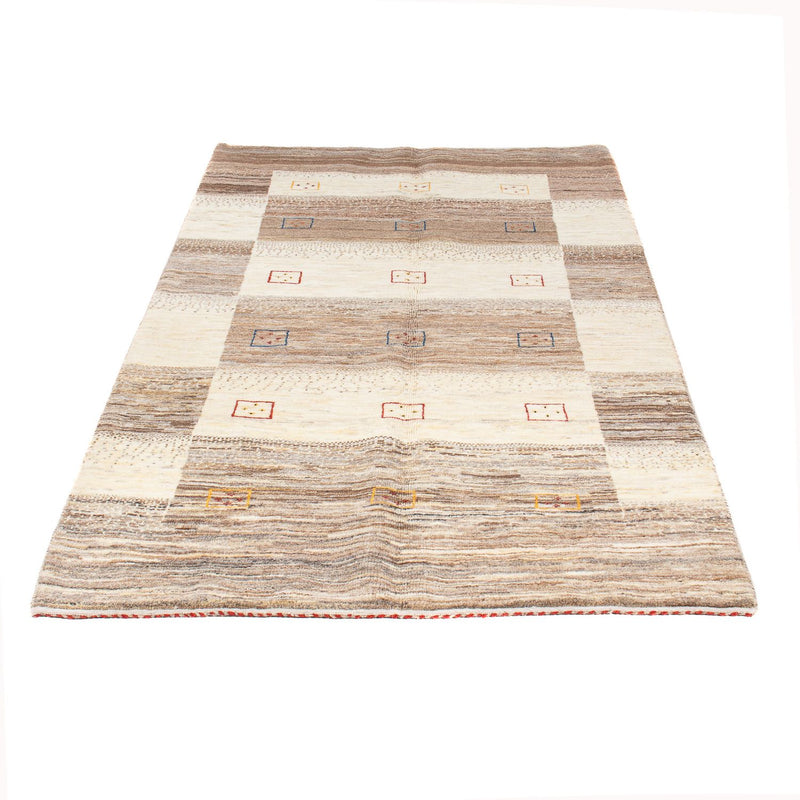 Gabbeh Tæppe - Loribaft Persisk - 192 x 109 cm - natur