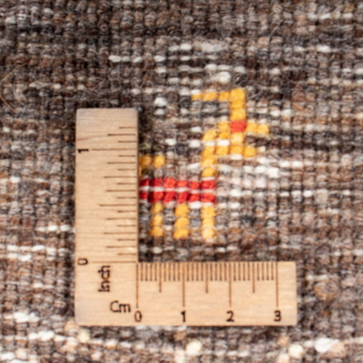 Gabbeh Tæppe - Loribaft Persisk - 186 x 117 cm - natur