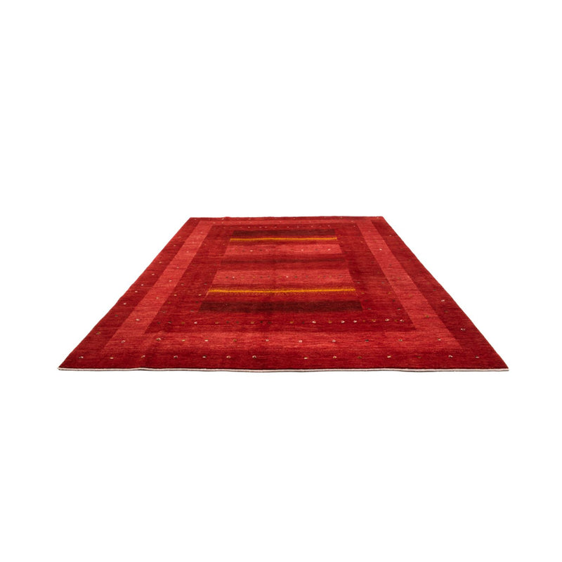 Gabbeh Tæppe - Loribaft Persisk - 347 x 257 cm - rød