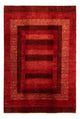 Gabbeh Tæppe - Loribaft Persisk - 297 x 205 cm - rød