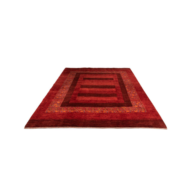 Gabbeh Tæppe - Loribaft Persisk - 297 x 205 cm - rød