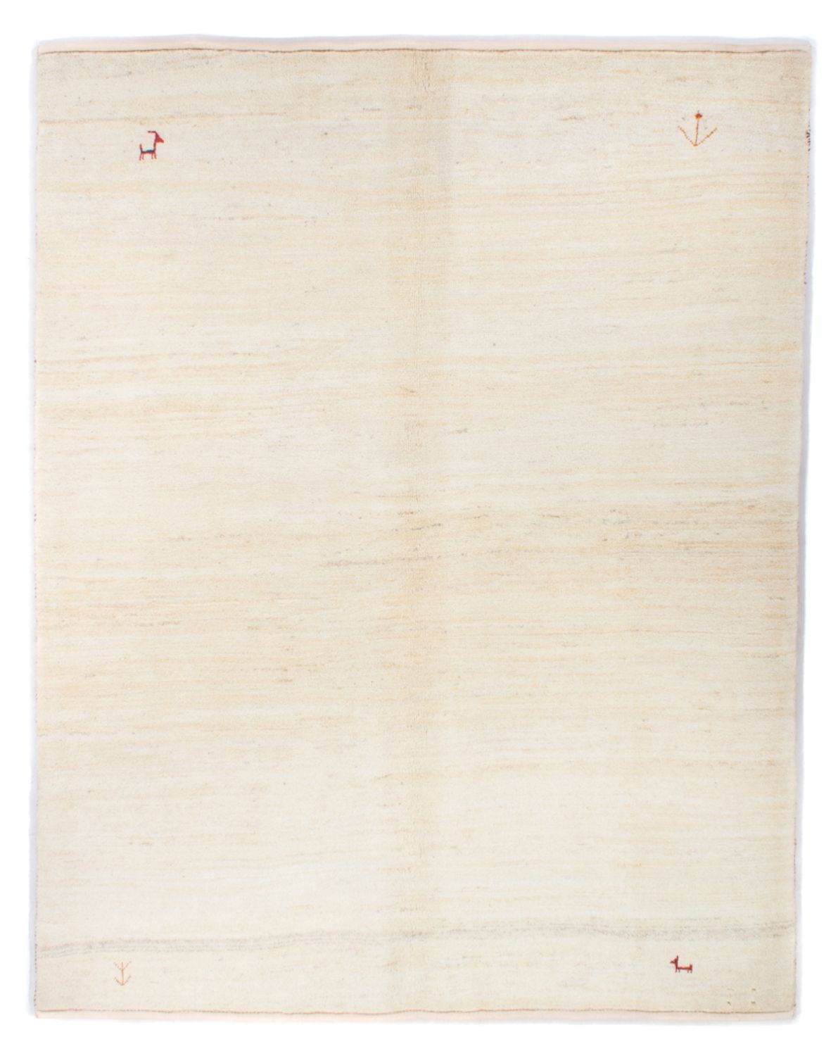 Gabbeh-tæppe - Persisk - 188 x 153 cm - beige