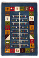 Persisk Gabbeh Tæppe 90x62cm - Perserteppich Wollteppich