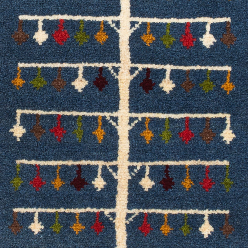 Gabbeh-tæppe - Persisk - 90 x 62 cm - flerfarvet