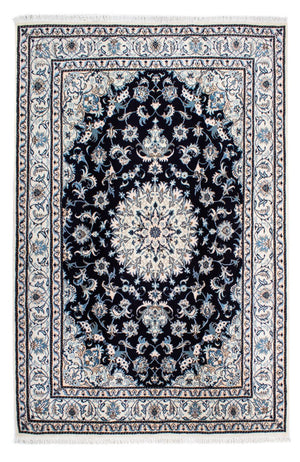 Persisk tæppe - Nain - 239 x 166 cm - mørkeblå