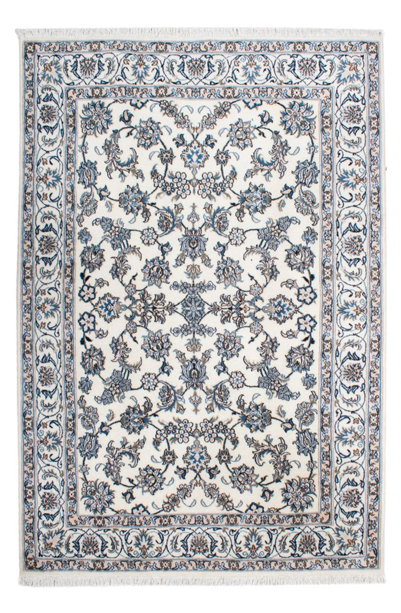 Persisk tæppe - Nain - 243 x 166 cm - creme
