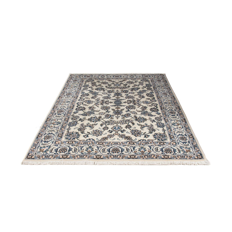 Persisk tæppe - Nain - 243 x 166 cm - creme
