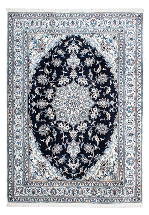 Persisk tæppe - Nain - 236 x 168 cm - mørkeblå