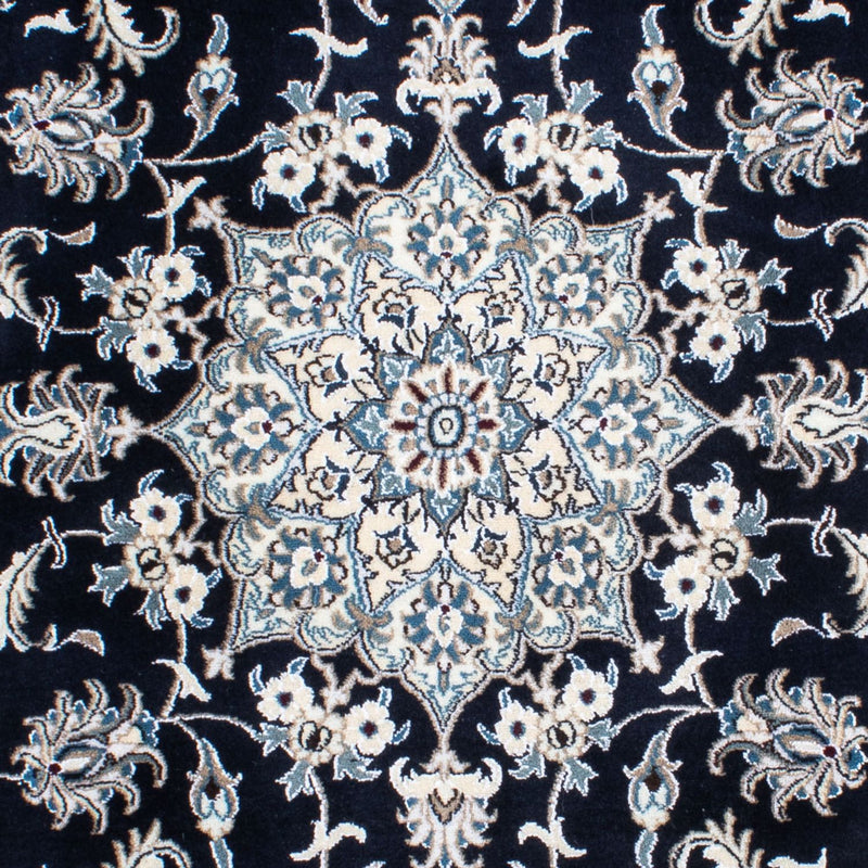 Persisk tæppe - Nain - 236 x 168 cm - mørkeblå