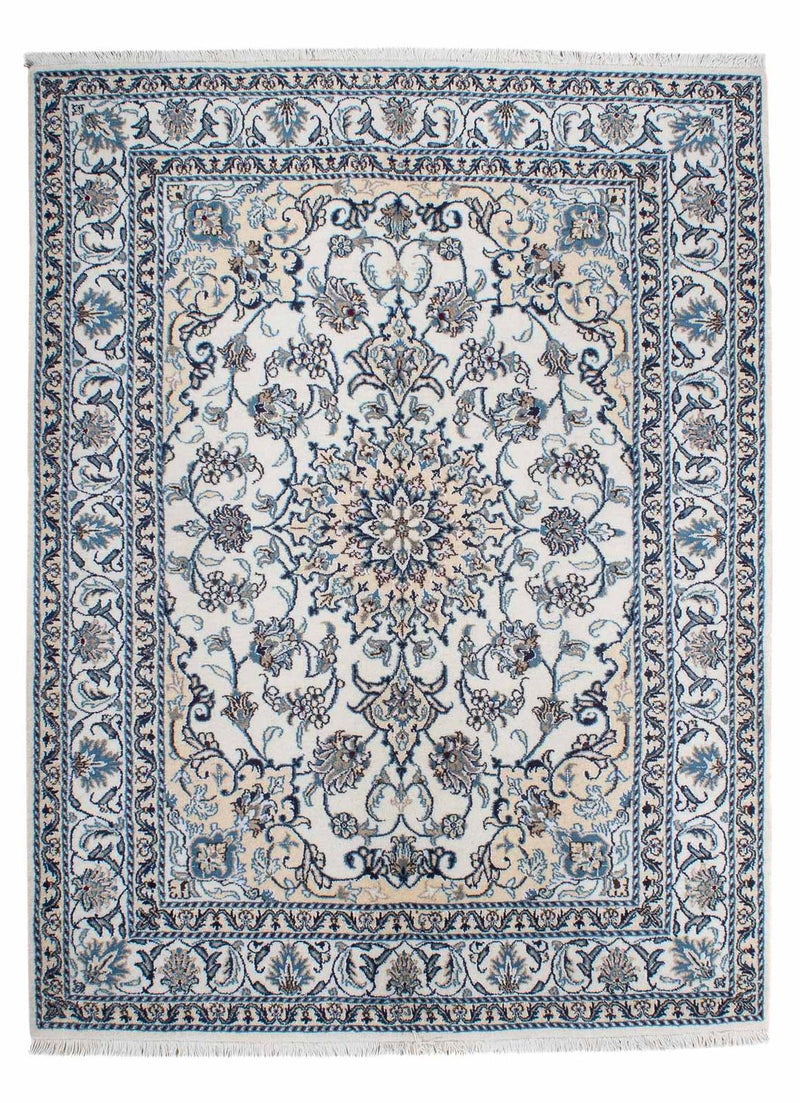 Persisk tæppe - Nain - 198 x 149 cm - beige