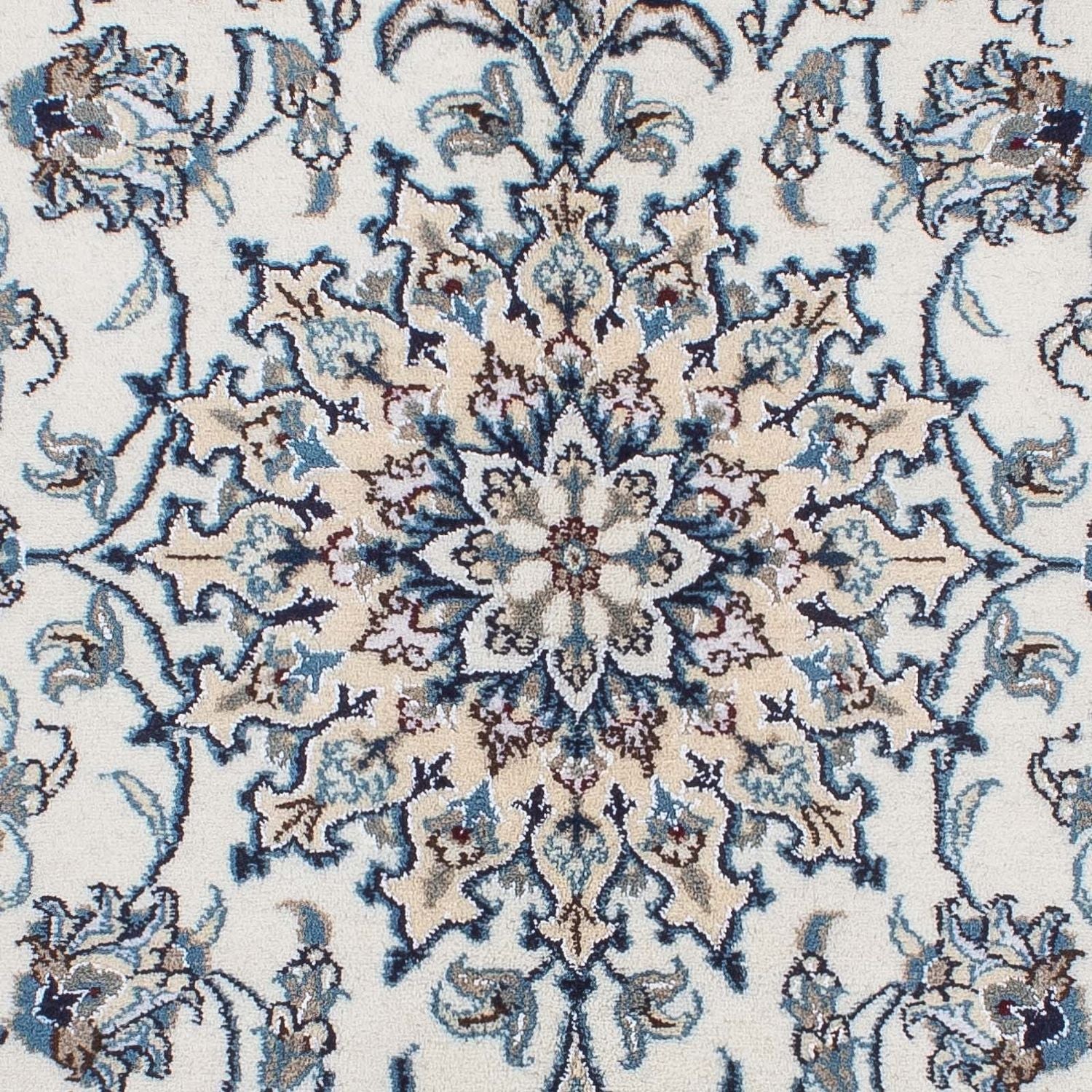 Persisk tæppe - Nain - 198 x 149 cm - beige