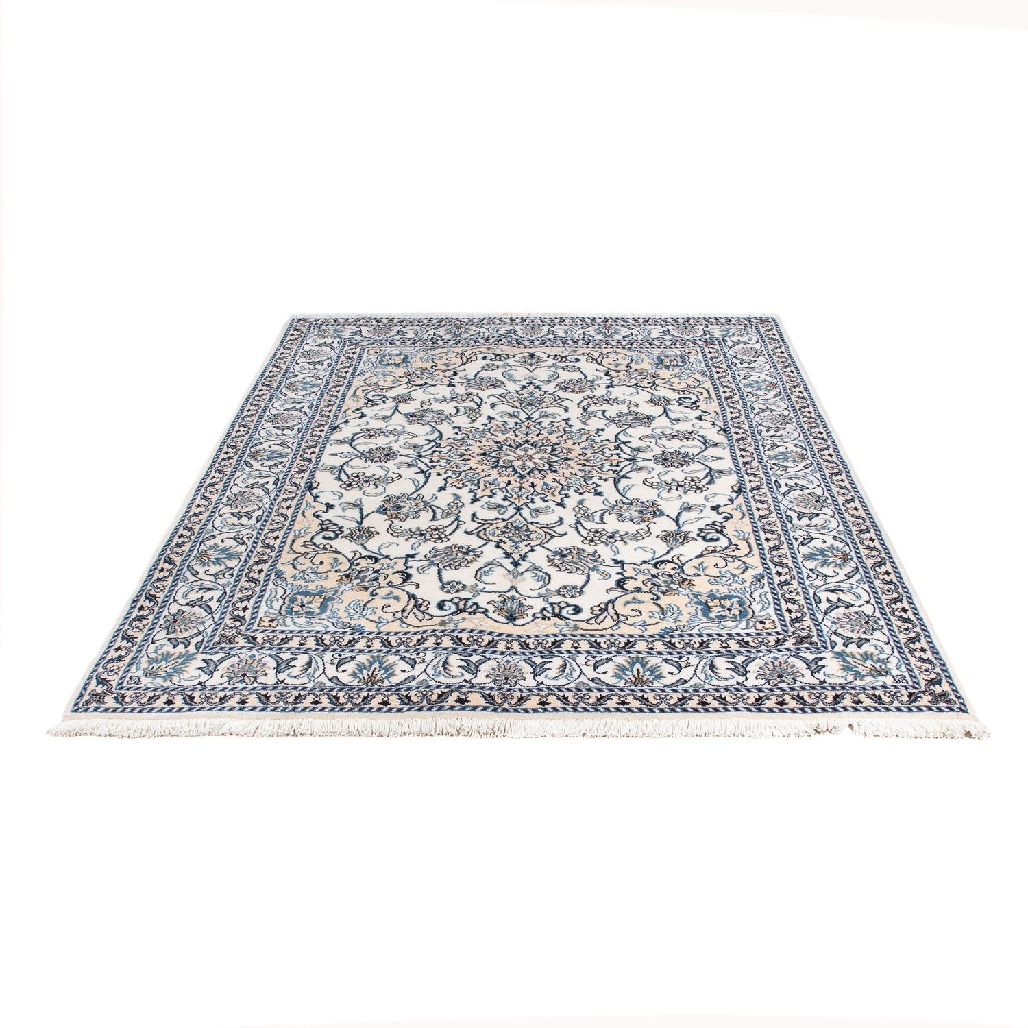 Persisk tæppe - Nain - 197 x 150 cm - beige