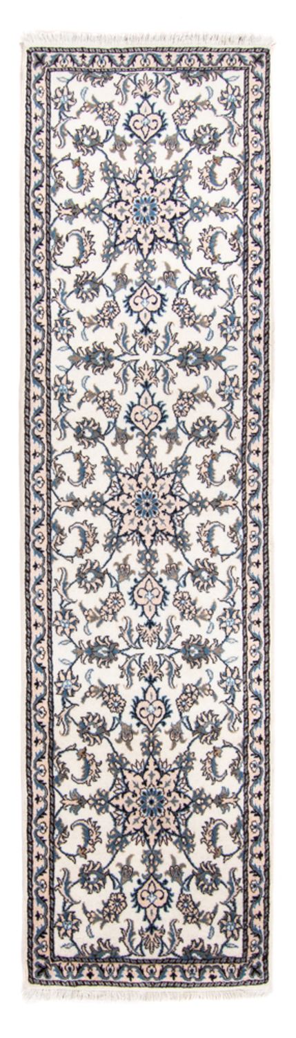 Løber Persisk tæppe - Nain - 290 x 76 cm - creme