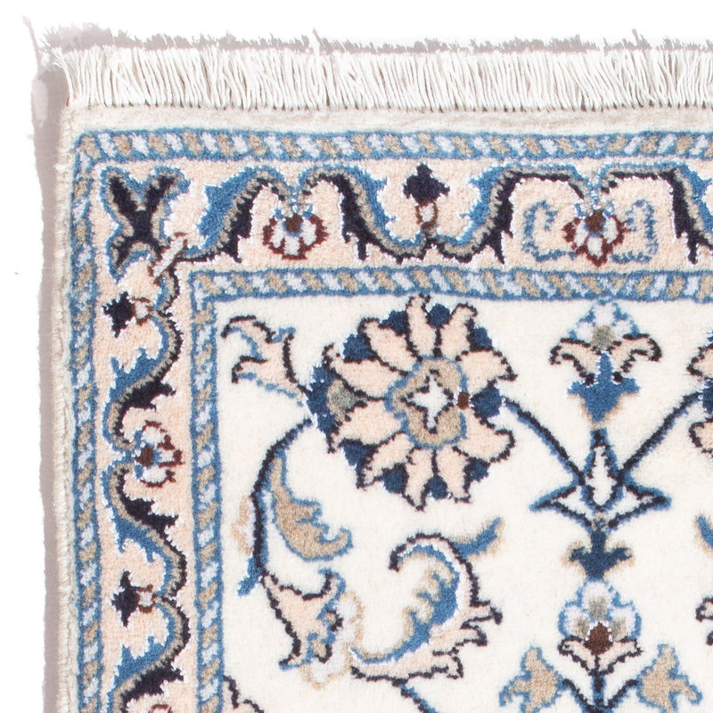 Persisk tæppe - Nain - 90 x 60 cm - creme