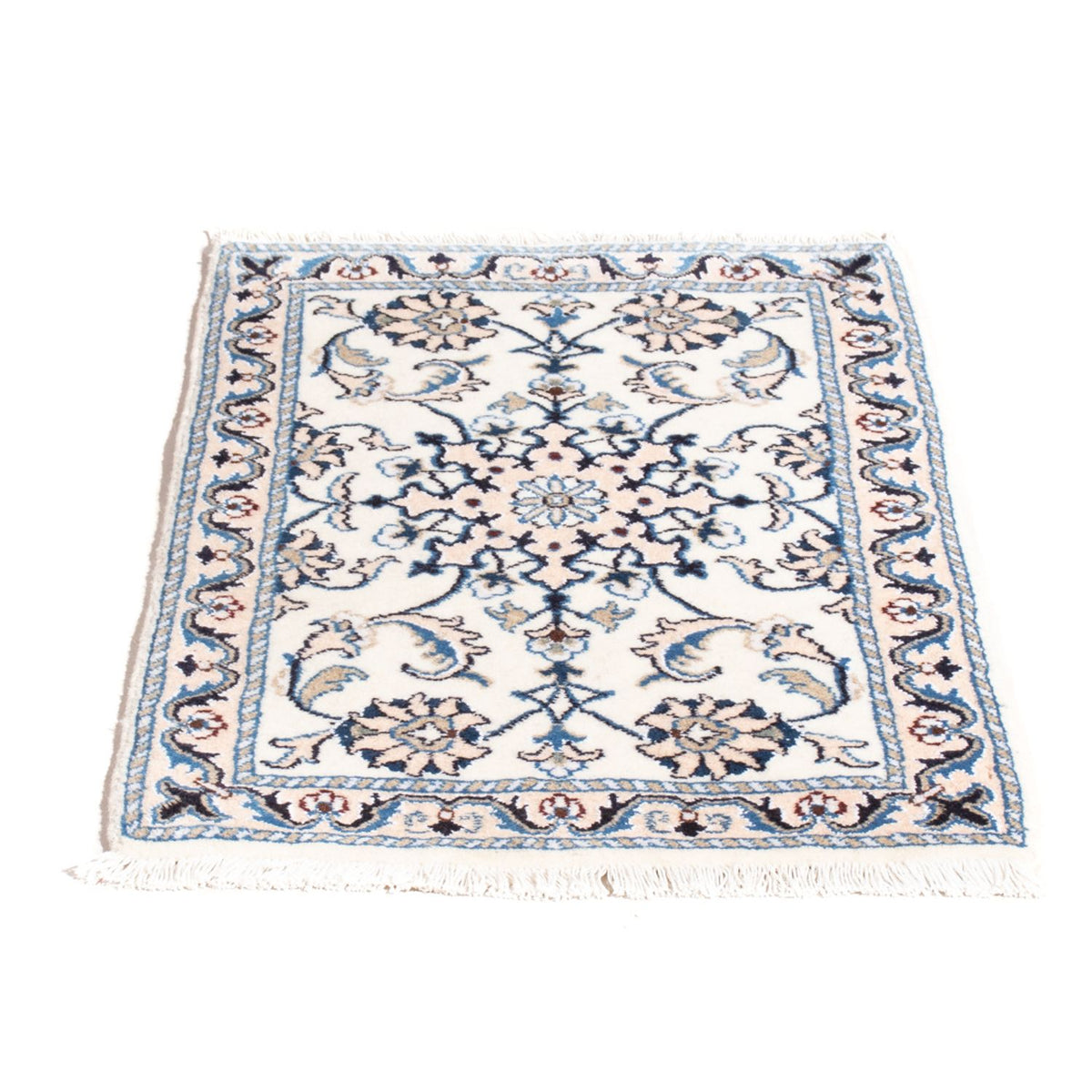 Persisk tæppe - Nain - 90 x 60 cm - creme