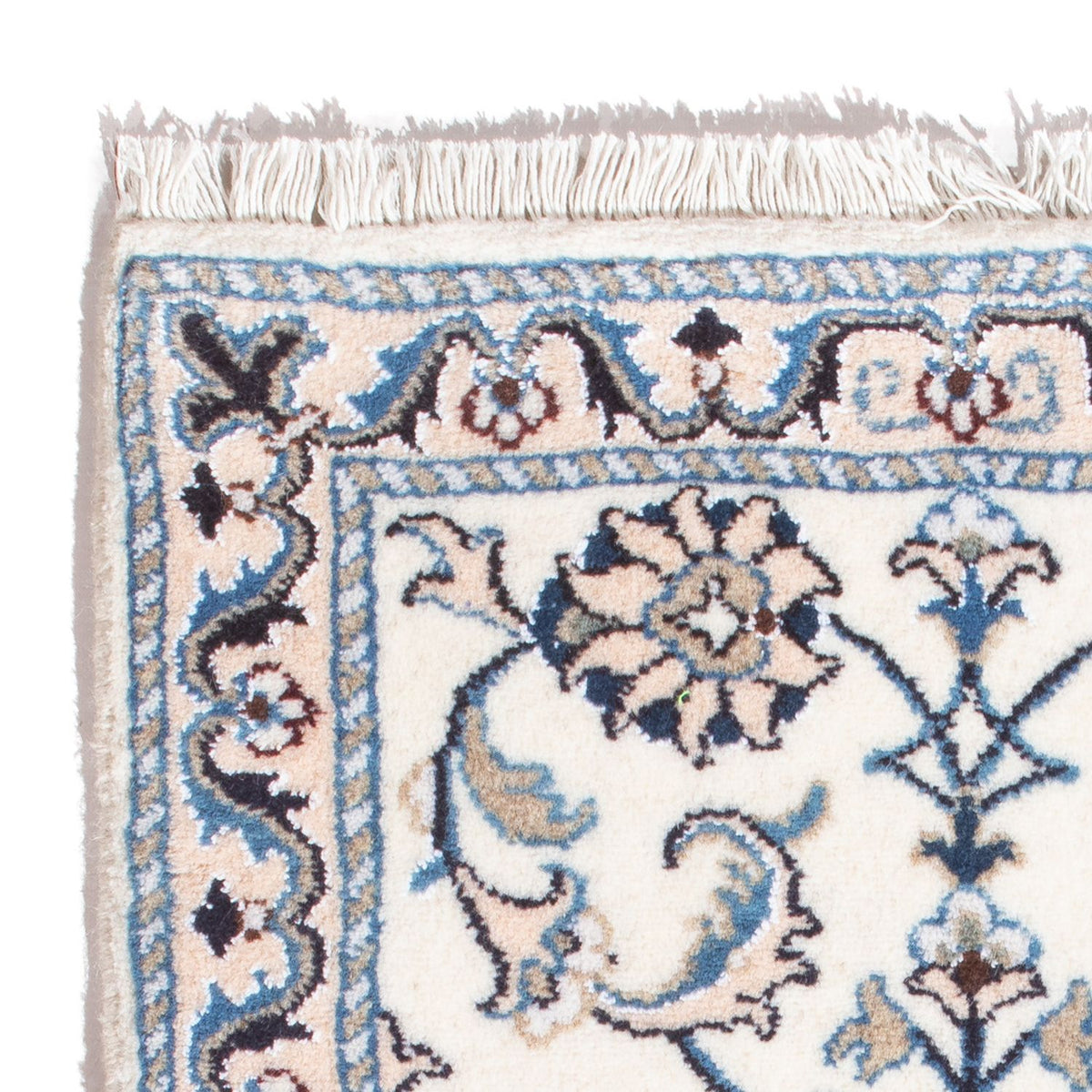 Persisk tæppe - Nain - 90 x 60 cm - creme