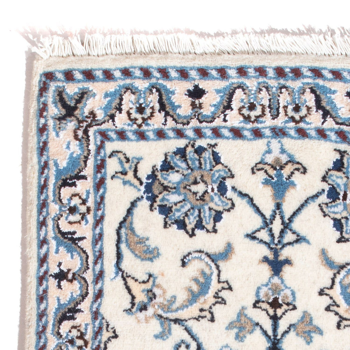 Persisk tæppe - Nain - 90 x 60 cm - creme