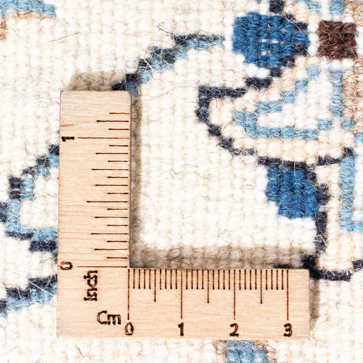 Persisk tæppe - Nain - 90 x 60 cm - creme