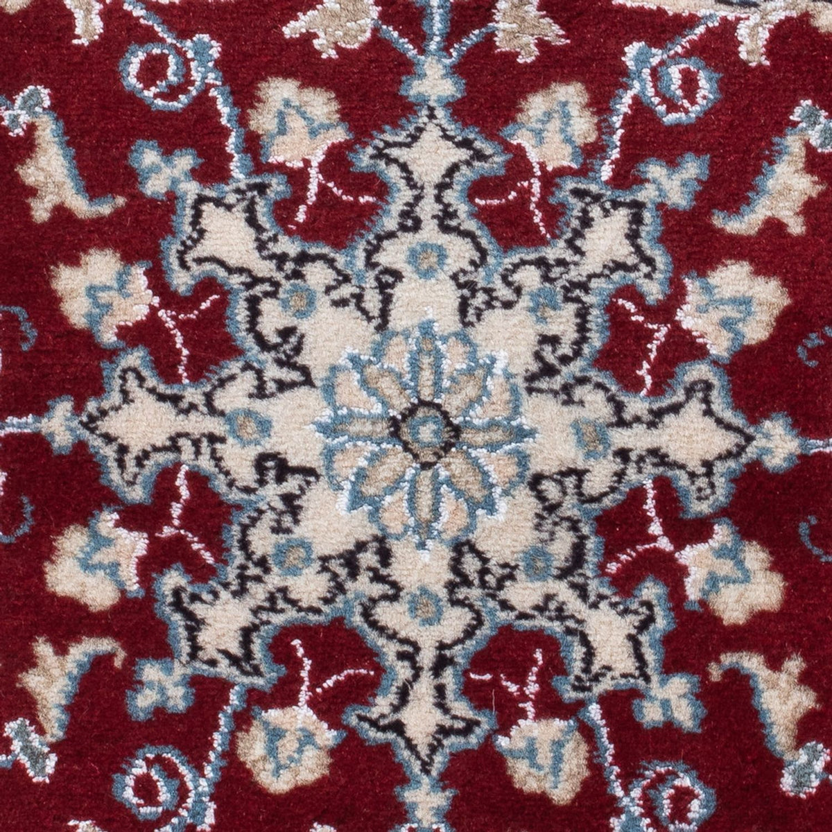 Persisk tæppe - Nain - 90 x 60 cm - rød