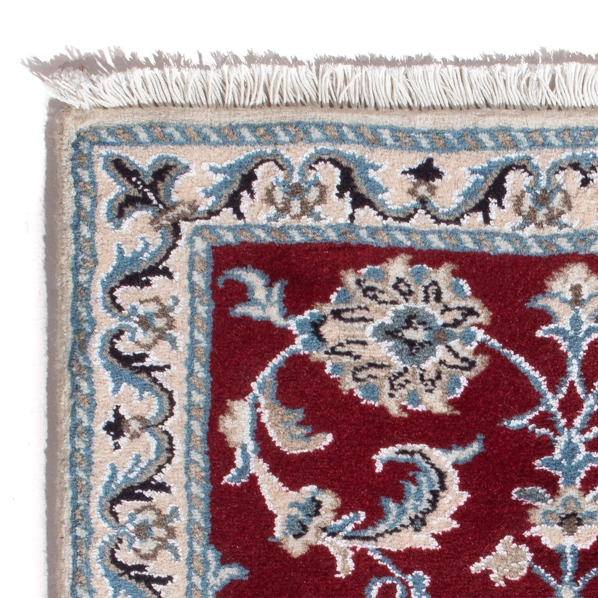 Persisk tæppe - Nain - 90 x 60 cm - rød