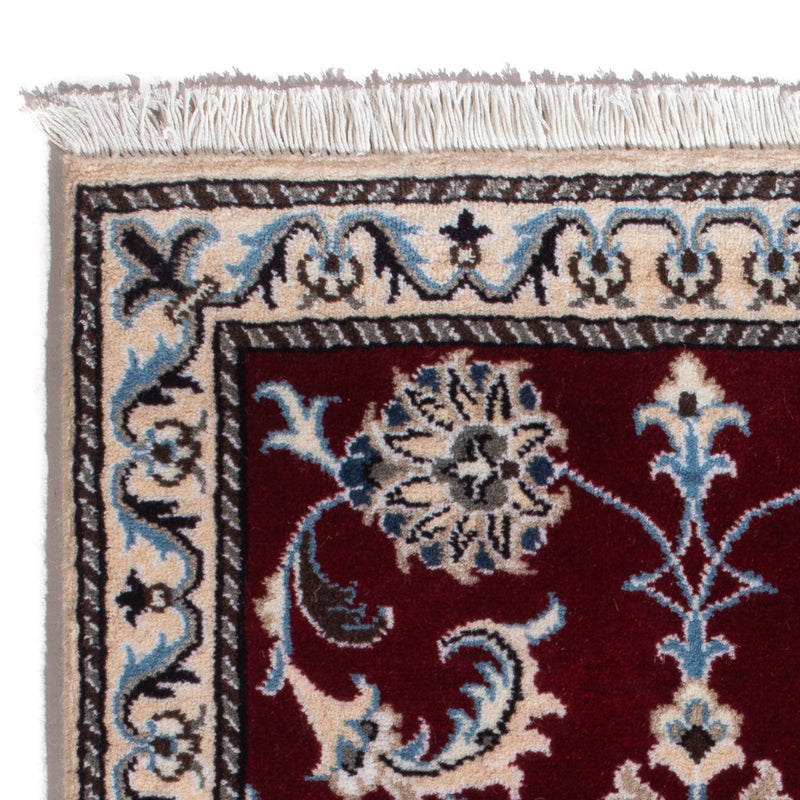 Persisk tæppe - Nain - 90 x 60 cm - rød