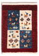 Persisk Gabbeh Tæppe 60x40cm - Perserteppich Wollteppich
